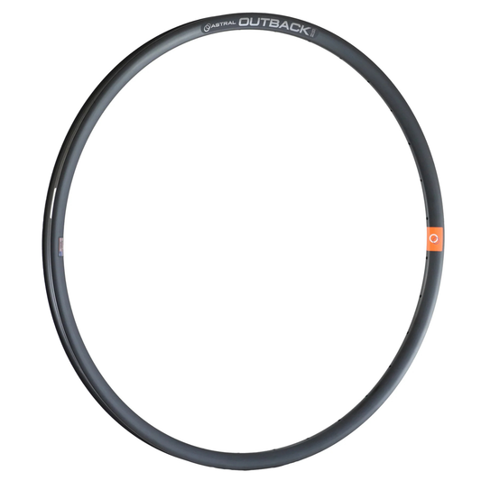 Astral Outback aluminum 650b 27.5 inch rim front complete view