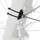 Axiom Flascheguard 29 fenders adapter installed on a front fork