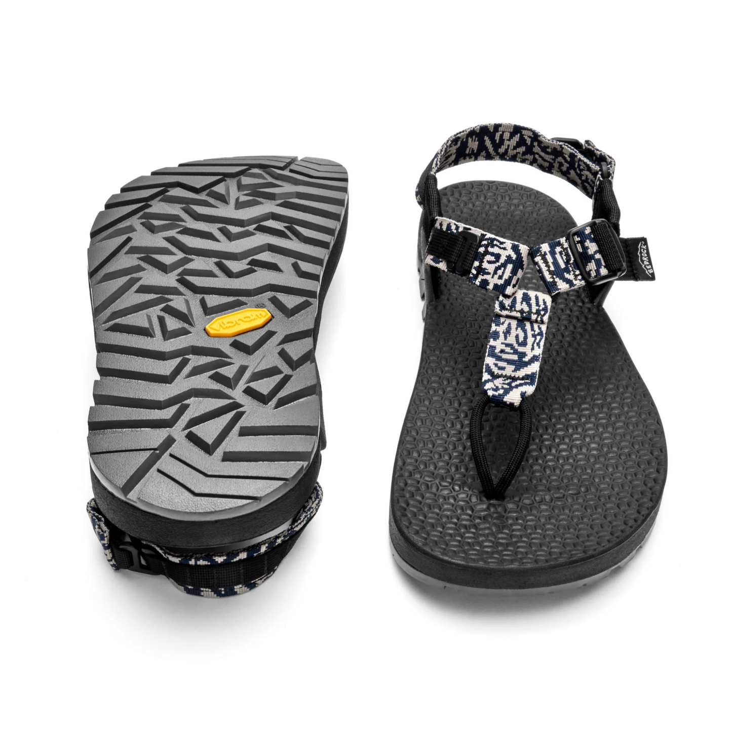 Bedrock Cairn Evo 3D Pro Sandals in Abstract Navy Colour