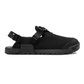 Bedrock Mountain Clog Synthetic Suede Obsidian Black side view