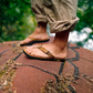 Bedrock Rockhound Nubuck Leather Sandal in use