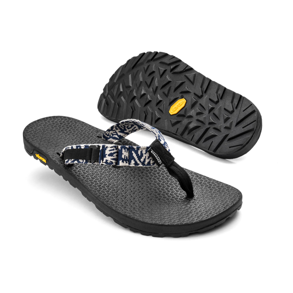 Bedrock Rockhound Sandal Abstract Rock Navy top view