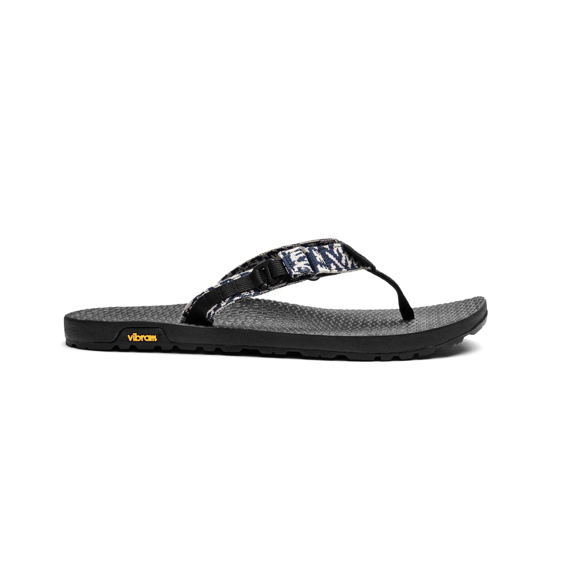 Bedrock Rockhound Sandal Abstract Rock Navy right sandal external view