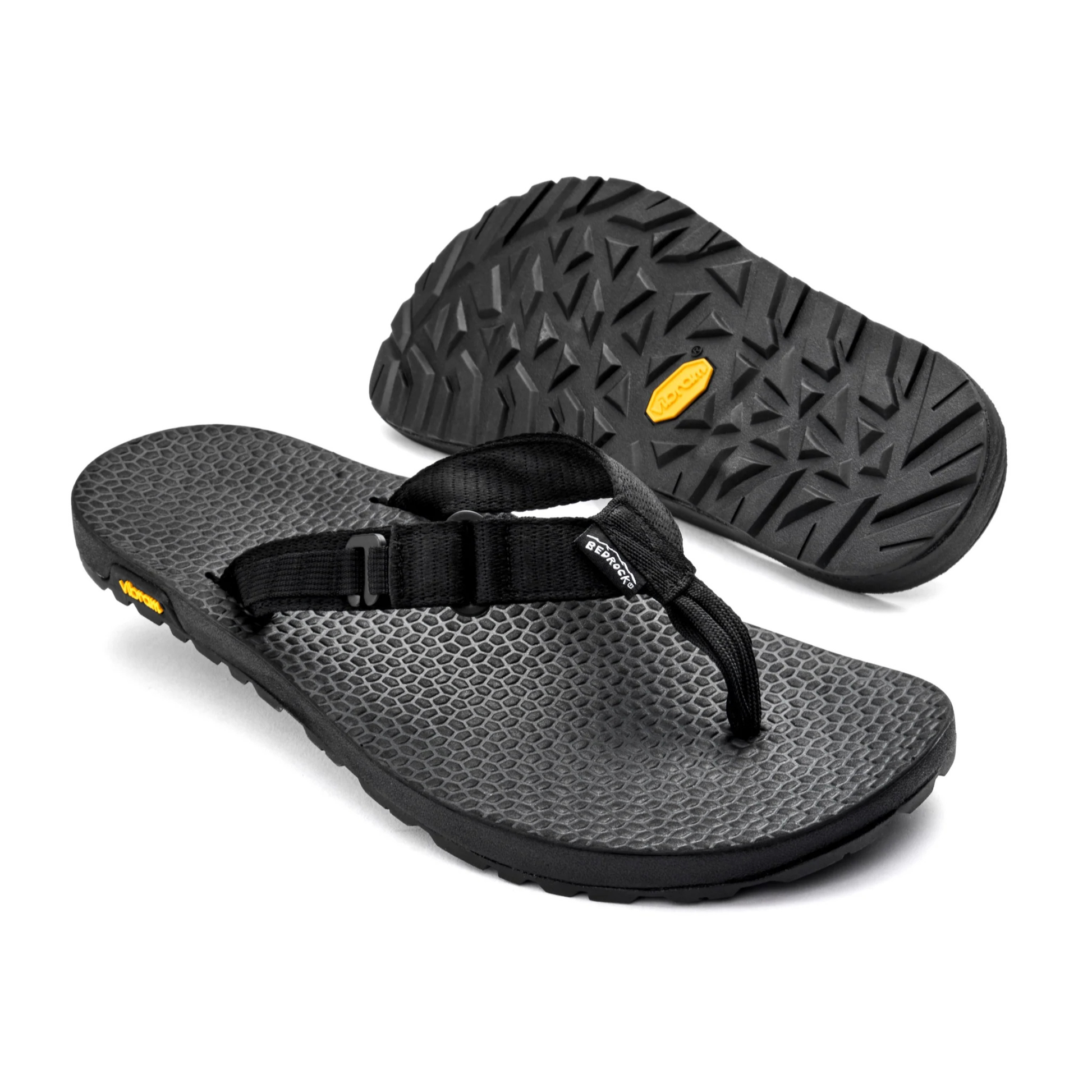 Bedrock Rockhound Sandal Abstract Rock Navy Black top view