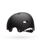 Bell Span Matte Black helmet rear left view