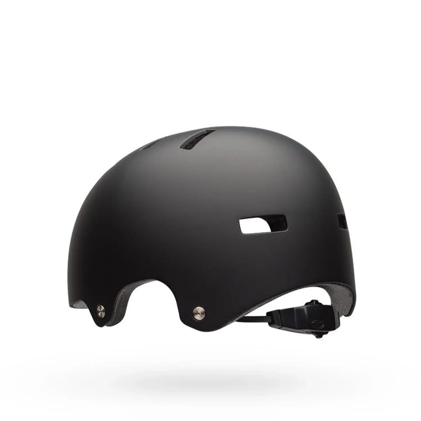 Bell Span Matte Black helmet rear left view