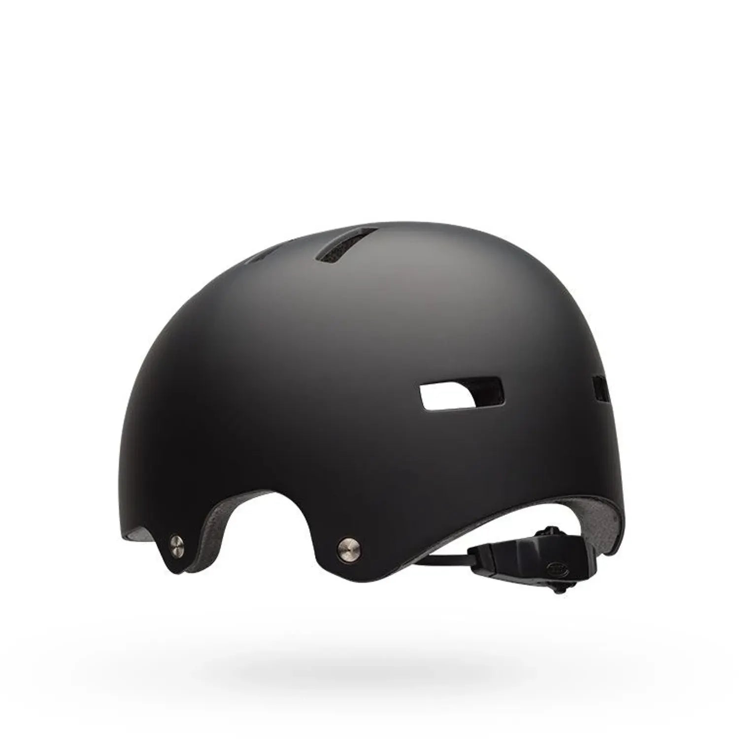 Bell Span Matte Black helmet rear left view