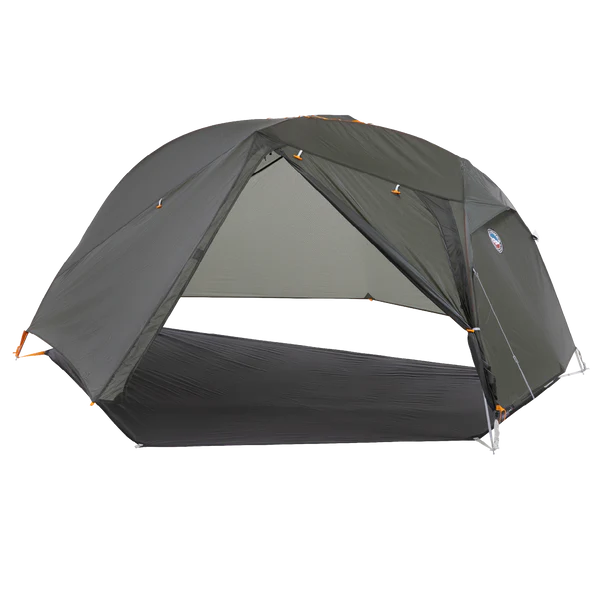 Big Agnes Copper Spur UL1 Bikepack Footprint tent groundsheet with the fly setup