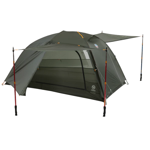Big Agnes Copper Spur UL2 Bikepack two person ultralight tent with both doors opened