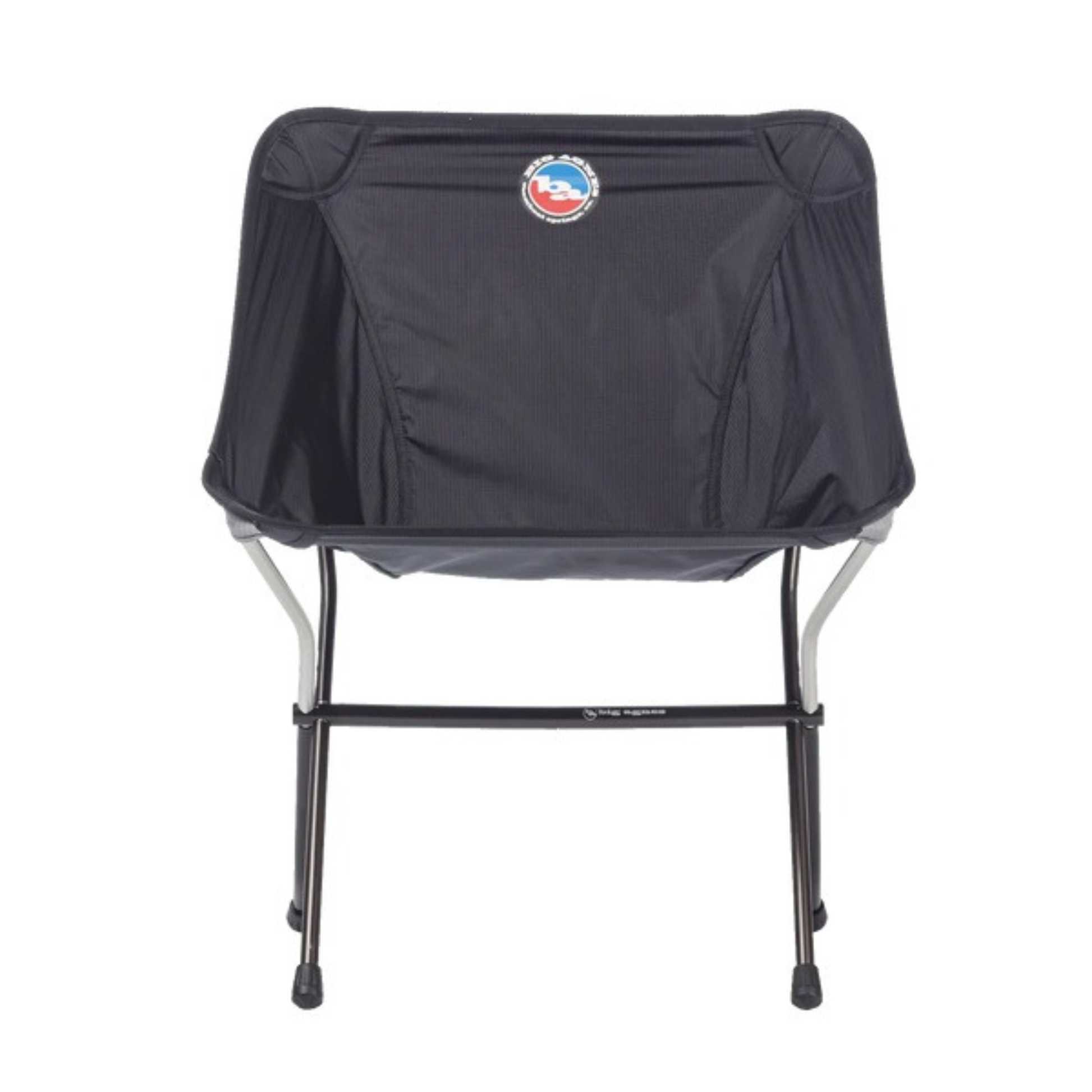 Big Agnes Skyline UL packable camping chair in jet black colour on white background