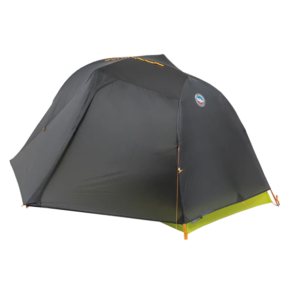 Big Agnes Tiger Wall UL1 Bikepack ultralight one person tent assembled and with the doors closed
