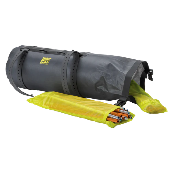 Big Agnes Tiger Wall UL2 Bikepack two person ultralight bikepacking tent being packed