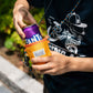 Blue Lug Can Cooler Pouch featuring Grid Rip nylon fabric, insulated construction and side attachment loops for carrying.
