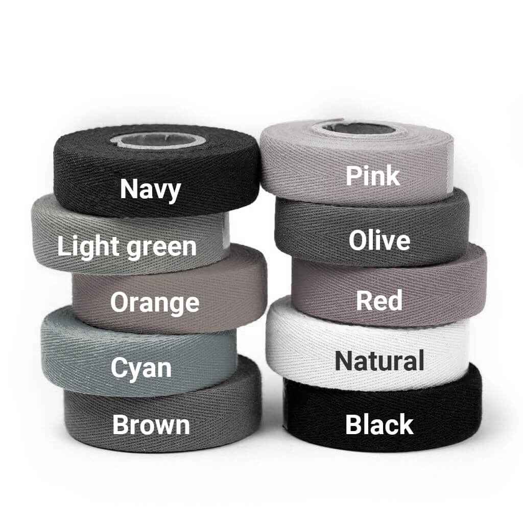 Blue Lug Cotton Cloth Bar Tape for sale in Toronto, Canada available in a wide selection of colours.