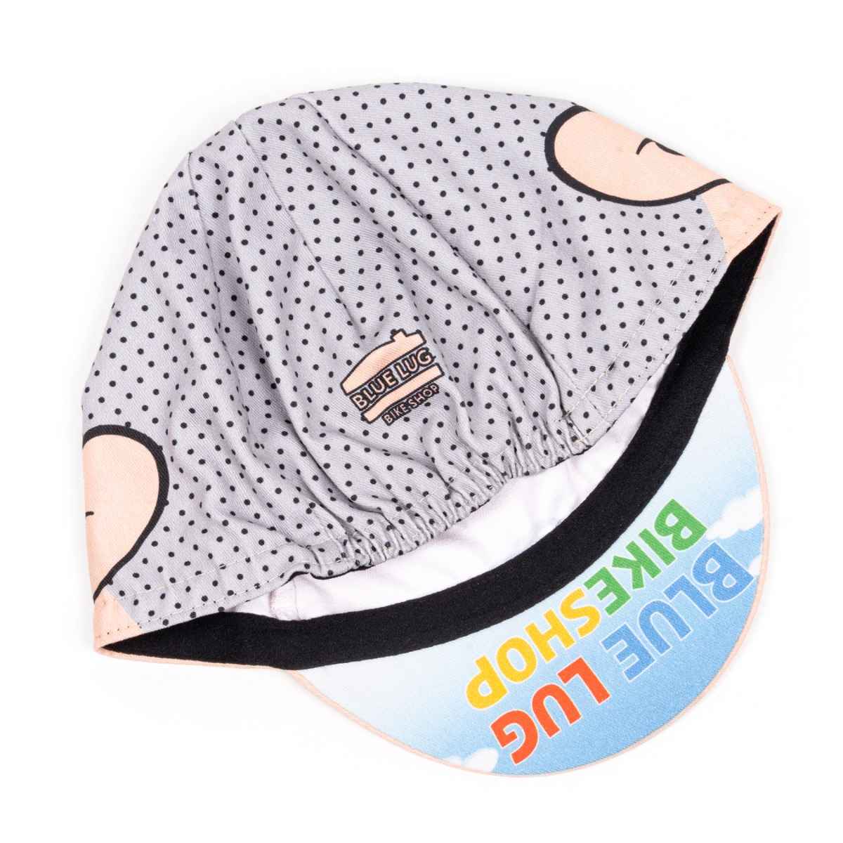 Blue Lug Good Boy cotton cycling cap featuring the original Good Boy design and classic cycling cap construction.