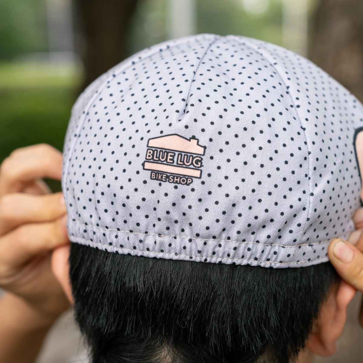 Blue Lug Good Boy cotton cycling cap featuring the original Good Boy design and classic cycling cap construction.