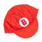 Blue Lug Jump and Dash cotton cycling cap featuring playful, video game-inspired artwork and classic cycling cap styling.