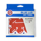 Blue Lug Dry Towel packaging with quick dry, packable towel for swimming, biking, camping and outdoor fun now sold in Toronto, Canada