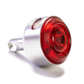 Blue Lug Koma Light Rear compact USB rechargeable bicycle taillight in silver on white background