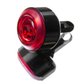 Blue Lug Koma Light Rear compact USB rechargeable bicycle taillight in black on white background