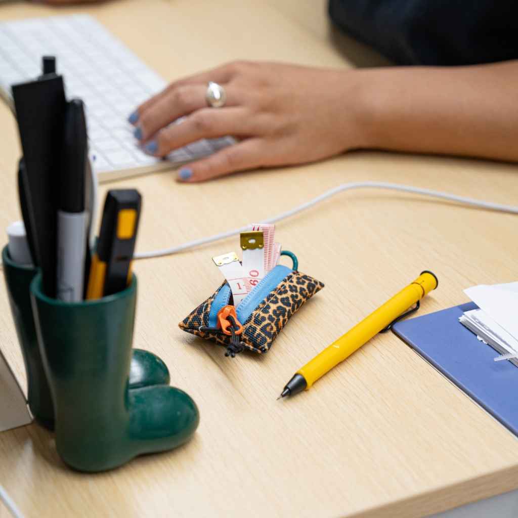 Blue Lug Kozeni Pouch, a compact Japanese-made coin and accessory pouch available in assorted technical fabrics and printed designs.