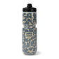 Blue Lug TR Camo 23oz insulated cycling water bottle featuring an original knobby tire tread camouflage print and Specialized Purist construction.