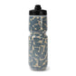 Blue Lug TR Camo 23oz insulated cycling water bottle featuring an original knobby tire tread camouflage print and Specialized Purist construction.