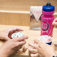 Blue Lug BG Water Bottle with a fun take on your favourite ice cream shop logo in pink. 22oz Specialized Purist bottle.