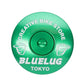 Blue Lug Billboard headset top cap for 1-1/8 inch steerer. Blue Lug graphic headset top cap with included bolt.