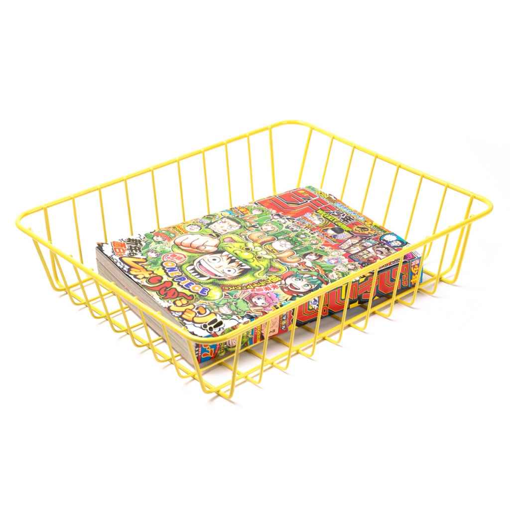 Blue Lug Select Everyday Basket, steel bicycle basket for front or rear racks with durable wire construction and everyday cargo capacity