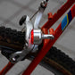 Blue Lug KOMA Light Mount in silver, original aluminum bicycle light bracket compatible with front and rear KOMA Light mounting
