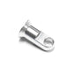 Blue Lug KOMA Light Mount in silver, original aluminum bicycle light bracket compatible with front and rear KOMA Light mounting