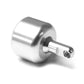 Blue Lug KOMA Light Mount in silver, original aluminum bicycle light bracket compatible with front and rear KOMA Light mounting