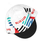 Blue Lug Original Cycle Cap in White team jersey design.