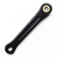 Blue Lug RMC Track Crank Set in all black with slim crank arms and hollow 46T chainring for single-speed track bikes.