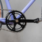 Blue Lug RMC Track Crank Set in all black with slim crank arms and hollow 46T chainring for single-speed track bikes.