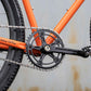 Blue Lug RMC Track Crank Set in all black with slim crank arms and hollow 46T chainring for single-speed track bikes.