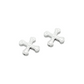 Boneshaker MTB “Crossbones” Cantilever Cable Hanger pair in anodized silver finish