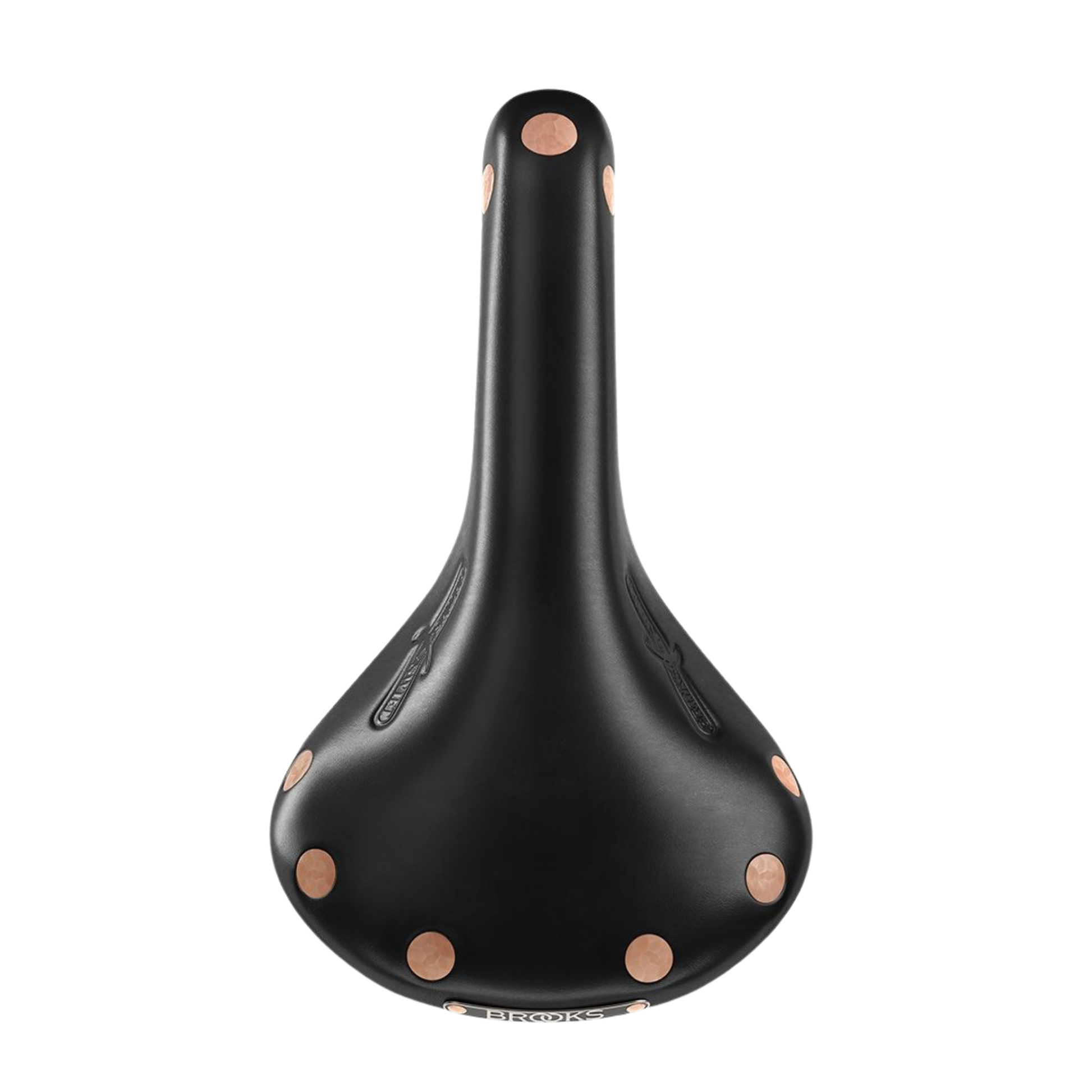 Brooks Swift black leather saddle top view