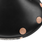 Close-up of Brooks Swift saddle copper rivets