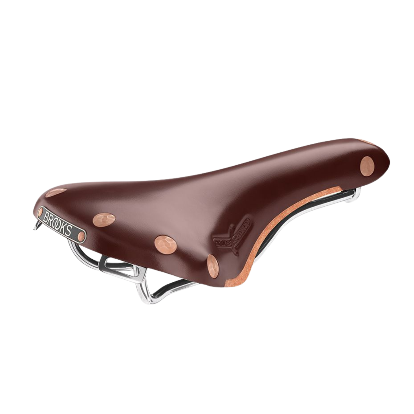 Brooks England Swift leather saddle in brown finish