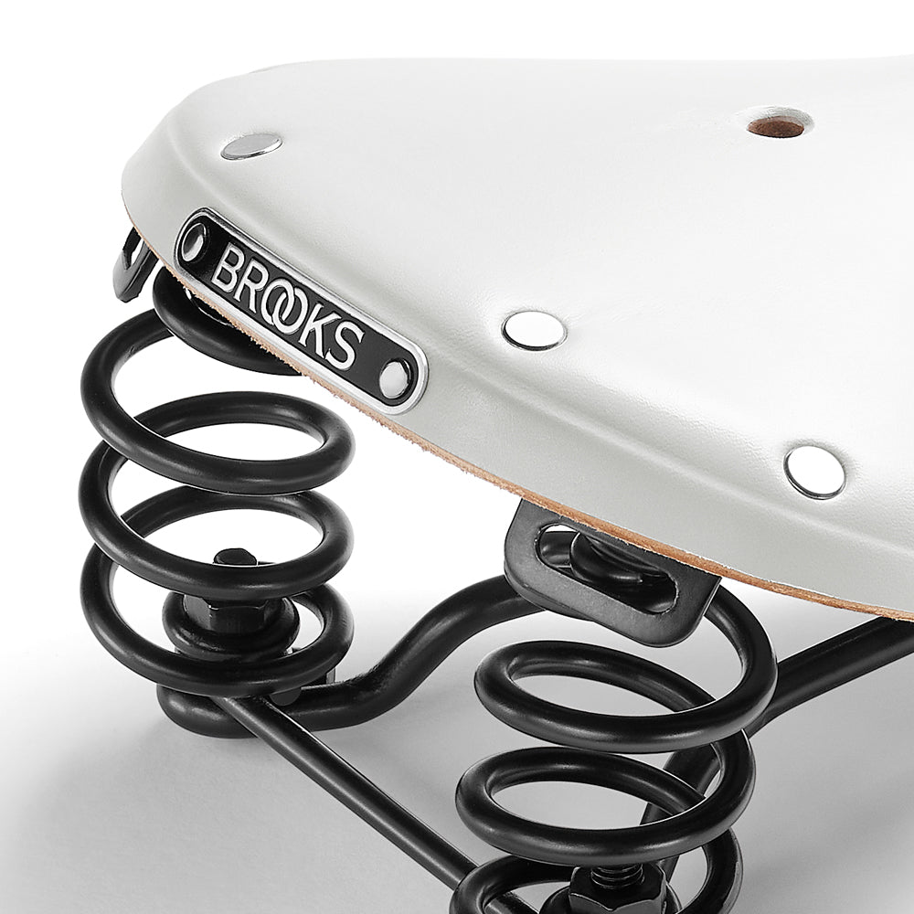 Brooks Flyer LTD White Saddle | Dismount Bike Shop Toronto Canada
