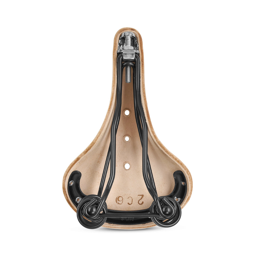 Brooks Flyer LTD White Saddle | Dismount Bike Shop Toronto Canada