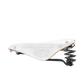 Brooks Flyer LTD white leather saddle left side view