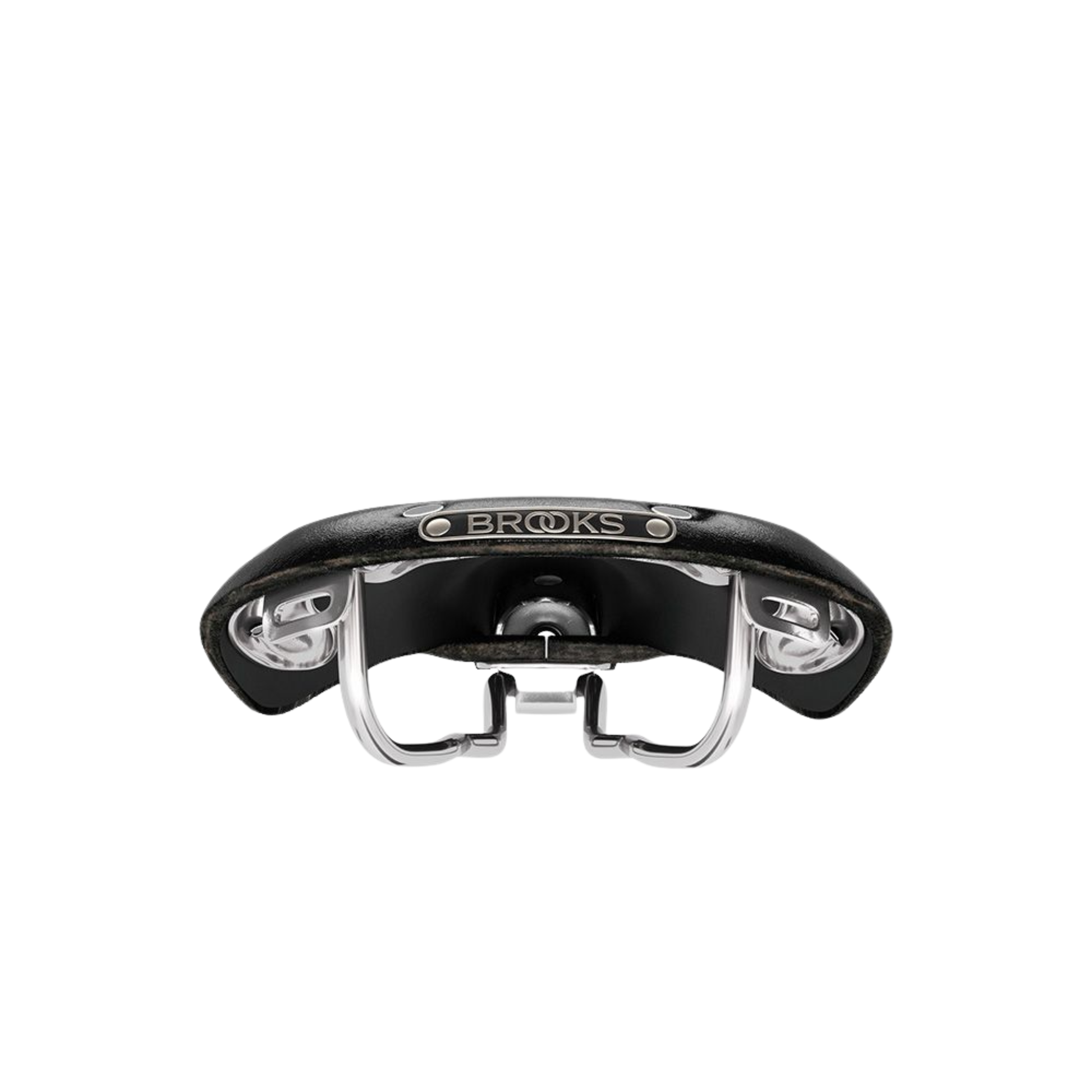 Brooks Swallow B15 leather saddle back rails view
