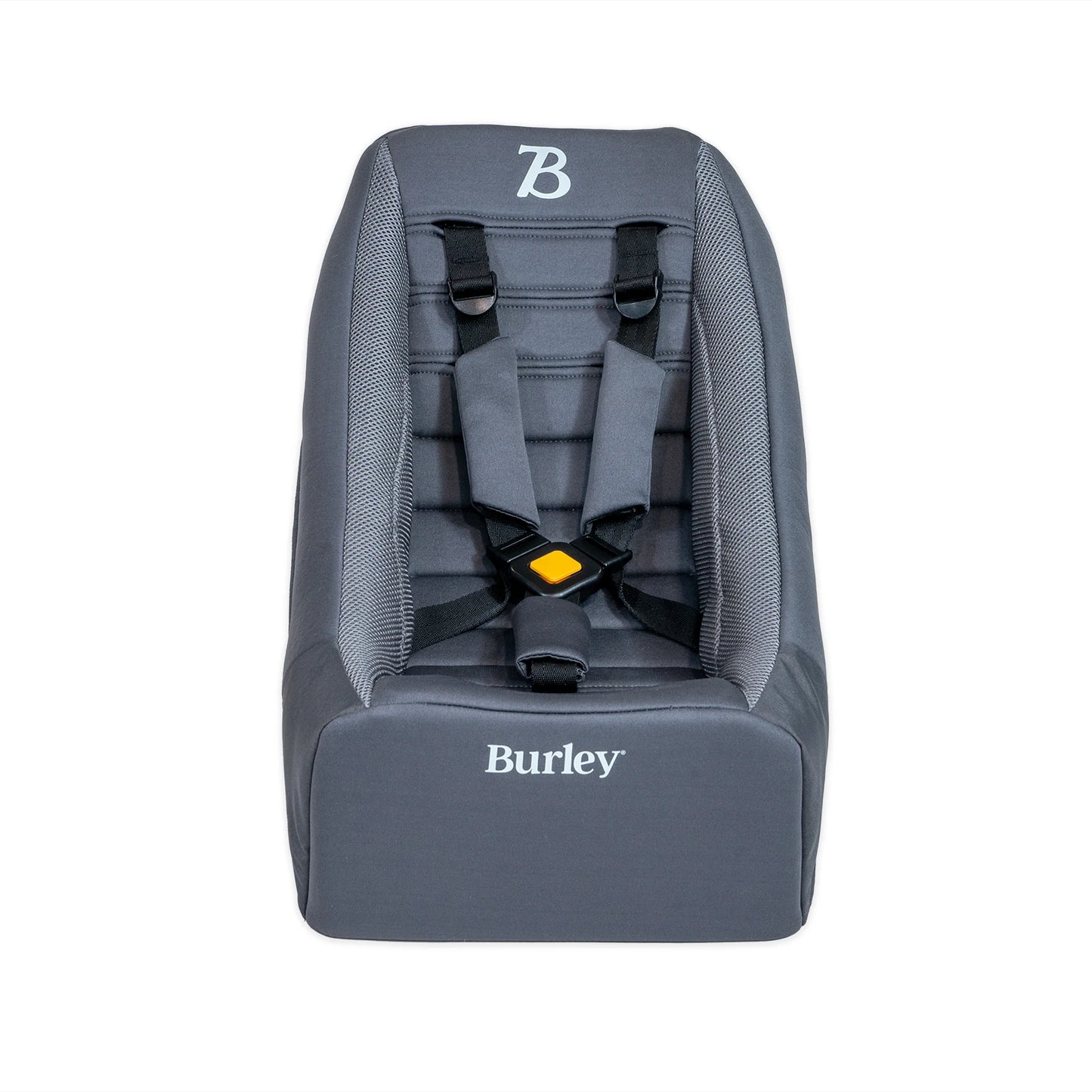 Burley Baby Seat Insert for child bike trailer, empty and sitting in the middle of the frame 