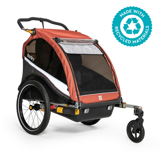 Burley Cub X bike trailer & stroller side profile