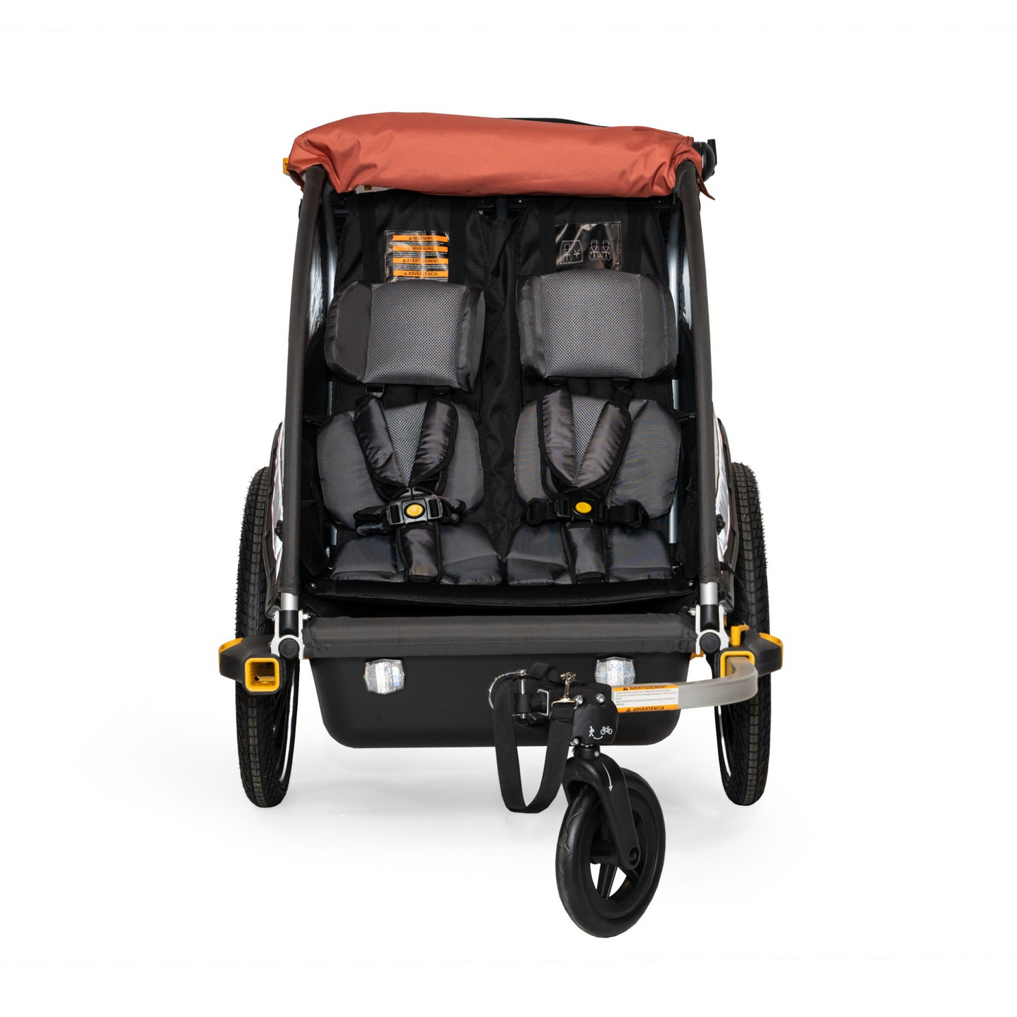 Burley Cub X bike trailer & stroller interior detail