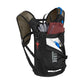 CamelBak Chase Adventure 8 Black Earth with example of storage being used