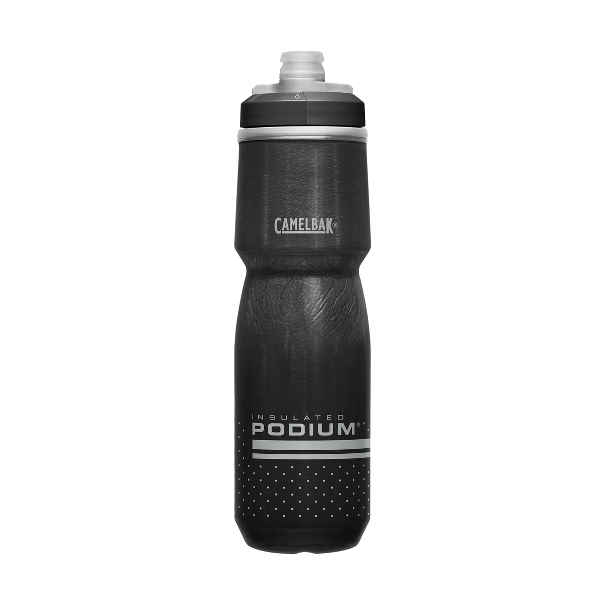 CamelBak Podium Chill 24oz insulated bike bottle opened cap